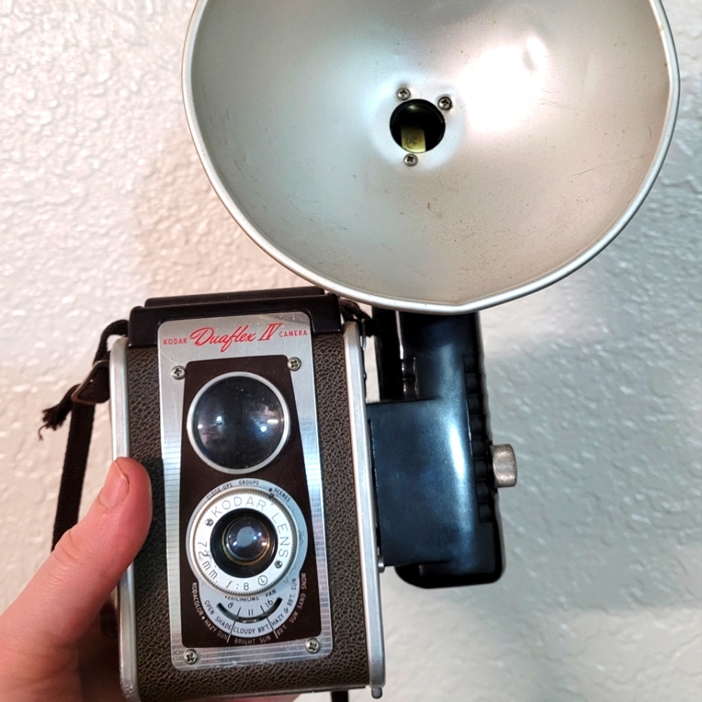 AS IS read - not tested, Kodak Duaflex IV 1950s film camera repair likely needed